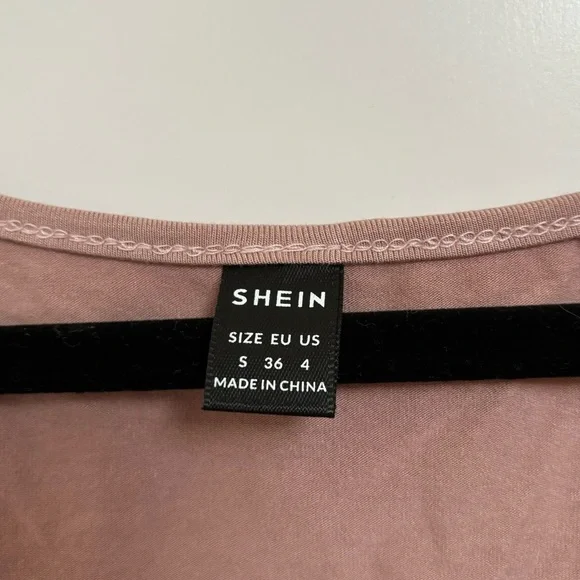 Shein Mesh sleeve crop top - Picture 5 of 6